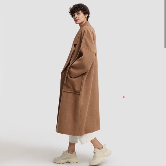 NAP Londyn Shawl Collar 100% Merino Wool Coat - Picture 2 of 7